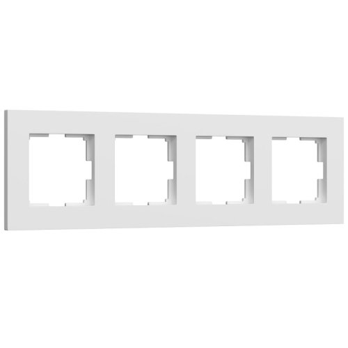 Рамка универсальная Werkel Slab 4-м. белый матовы картинка